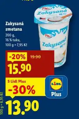 Lidl Zakysaná smetana nabídka