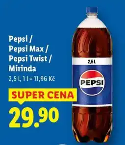 Lidl Pepsi / Pepsi Max / Pepsi Twist / Mirinda nabídka