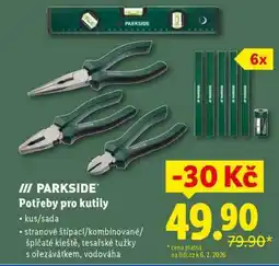 Lidl PARKSIDE Potřeby pro kutily nabídka