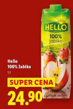 Lidl HELLO 100% jablko nabídka