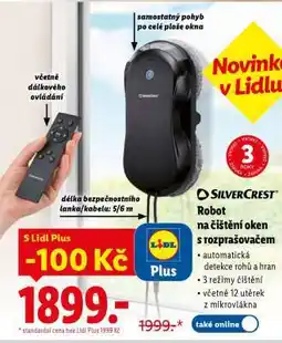 Lidl SilverCrest Robot na čištění oken s rozprašovačem nabídka