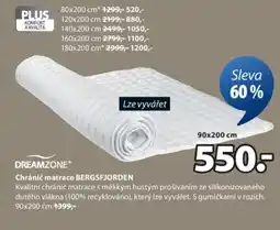 JYSK Chránič matrace BERGSFJORDEN nabídka
