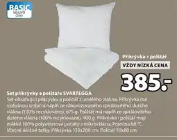 JYSK Set přikrývky a polštáře SVARTEGGA nabídka