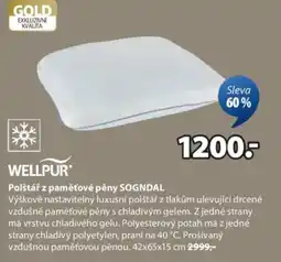 JYSK Polštář z paměťové pěny SOGNDAL nabídka