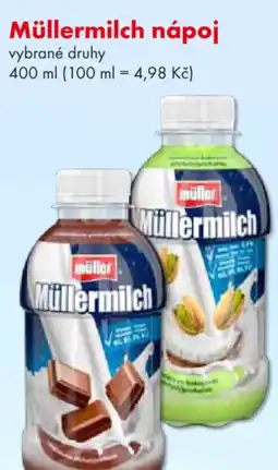 CBA Müllermilch nápoj nabídka