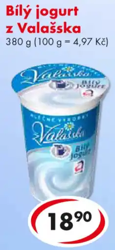 CBA Bílý jogurt z Valašska nabídka