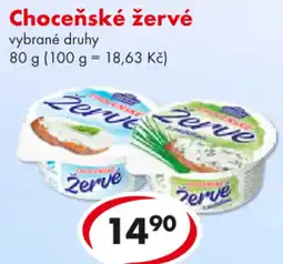CBA Choceňské žervé nabídka