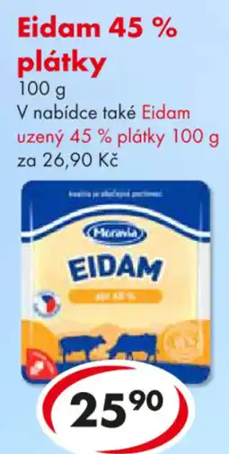 CBA Eidam 45 % plátky nabídka