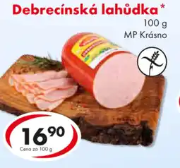 CBA Debrecínská lahůdka nabídka