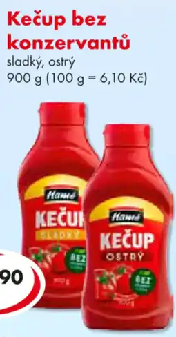 CBA Kečup bez konzervantů sladký, ostrý nabídka