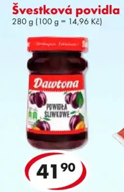 CBA Švestková povidla nabídka