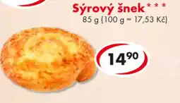 CBA Sýrový šnek nabídka