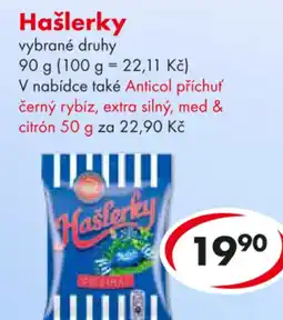 CBA Hašlerky nabídka