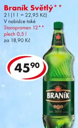 CBA Braník Světlý nabídka