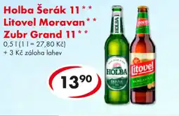 CBA Holba šerák 11* Litovel Moravan Zubr Grand 11 nabídka