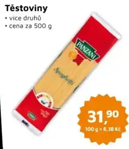 Můjobchod Panzani Těstoviny nabídka