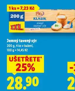 Lidl Jemný tavený sýr nabídka