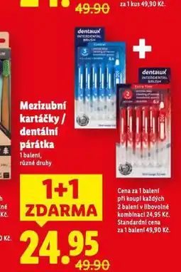 Lidl Mezizubní kartáčky nabídka