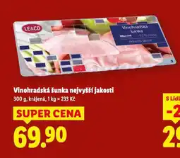Lidl Vinohradská šunka nabídka