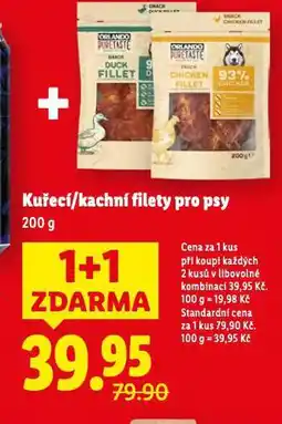 Lidl Kuřecí filety pro psy nabídka