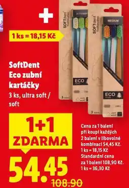 Lidl Softdent eco zubní kartáček nabídka