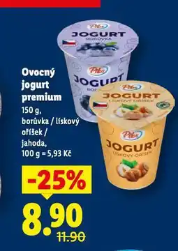 Lidl Ovocný jogurt premium nabídka