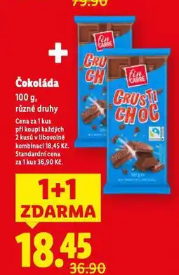 Lidl Čokoláda nabídka