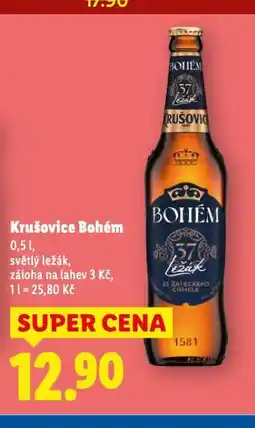 Lidl Pivo krušovice bohém nabídka