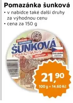 Můjobchod Pomazánka šunková nabídka