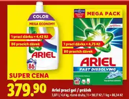 Lidl Ariel prací prášek nabídka