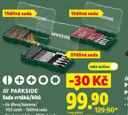 Lidl Parkside sada bitů nabídka