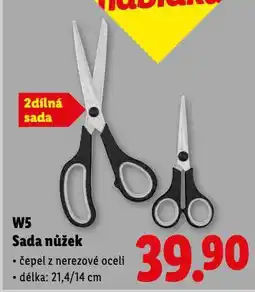 Lidl Sada nůžek nabídka