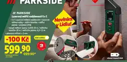 Lidl Parkside laserový měřič vzdálenosti nabídka
