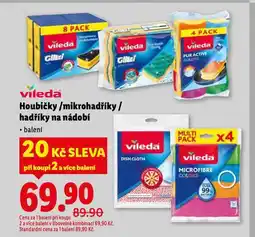 Lidl Mikrohadříky na nádobí nabídka