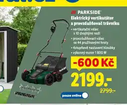 Lidl Parkside elektrický ventikutátor nabídka
