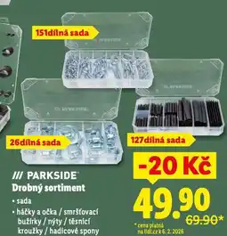 Lidl Parkside drobný sortiment nabídka
