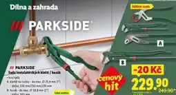 Lidl Parkside sada instalatérkých kleští nabídka