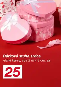 Kik Dárková stuha srdce nabídka