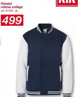 Kik Pánská mikina college nabídka