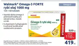 Benu Walmark® Omega-3 FORTE rybí olej nabídka