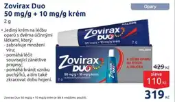 Benu Zovirax Duo 50 mg/g + 10 mg/g krém nabídka