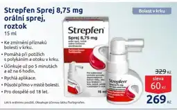 Benu Strepfen Sprej 8,75 mg orální sprej, roztok nabídka