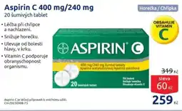 Benu Aspirin C 400 mg/240 mg nabídka