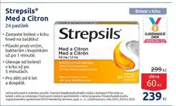 Benu StrepsilsⓇ Med a Citron nabídka