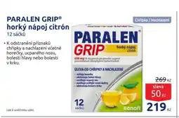 Benu PARALEN GRIP® horký nápoj citrón nabídka