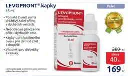 Benu LEVOPRONTⓇ kapky nabídka