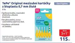 Benu TePe Original mezizubní kartáčky z bioplastu 0,7 mm žluté nabídka