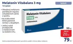 Benu Melatonin Vitabalans nabídka