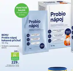 Benu BENU Probio nápoj kakaová příchuť nabídka