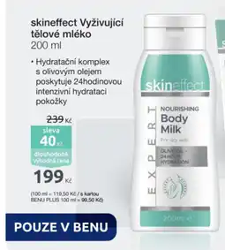 Benu Skineffect Vyživující tělové mléko nabídka
